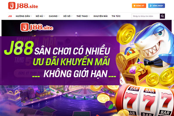 Sân chơi J88 có nhiều khuyến mãi hấp dẫn